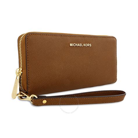 Michael Kors Jet Set Tavel Leather Continental Wallet 